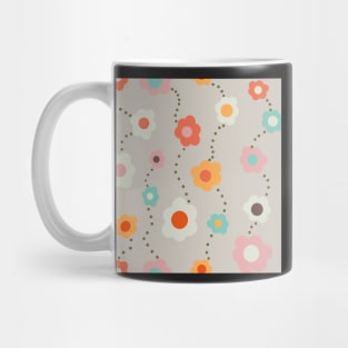 Vintage Daisy Repeat Pattern Mug